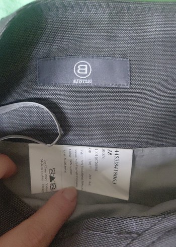 Gri kadin 3 lu takim elbise ceket pantolon etek - Görsel 4