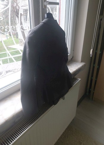 Gri kadin 3 lu takim elbise ceket pantolon etek - Görsel 7