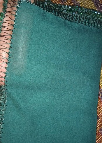 Yeşil Boncuk İşlemeli Kadın El Zinciri - Görsel 3