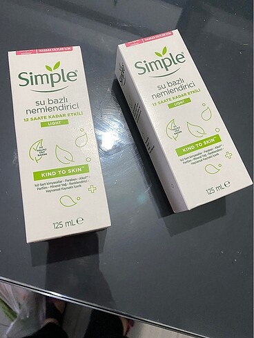 Simple su bazlı nemlendirici 125 ml