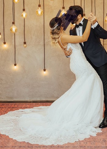 Straplez Denizkızı Gelinlik balık model - Görsel 5