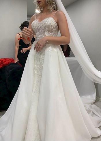 Straplez Denizkızı Gelinlik balık model - Görsel 9