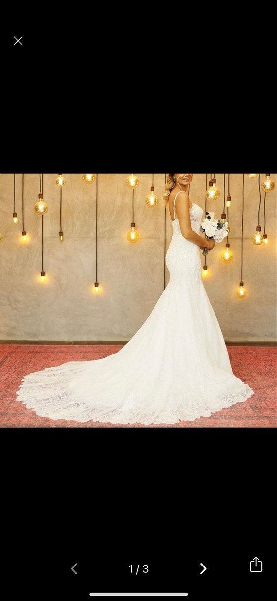 Straplez Denizkızı Gelinlik balık model - Görsel 2