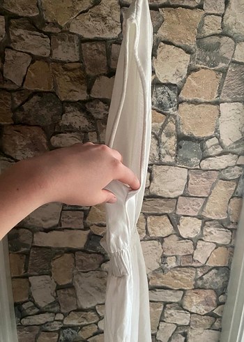 Bayan S beden şortlu sırt detaylı tulum - Görsel 6