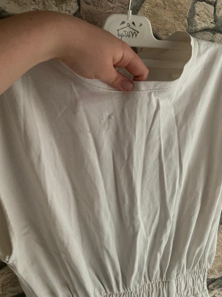 Bayan S beden şortlu sırt detaylı tulum - Görsel 4