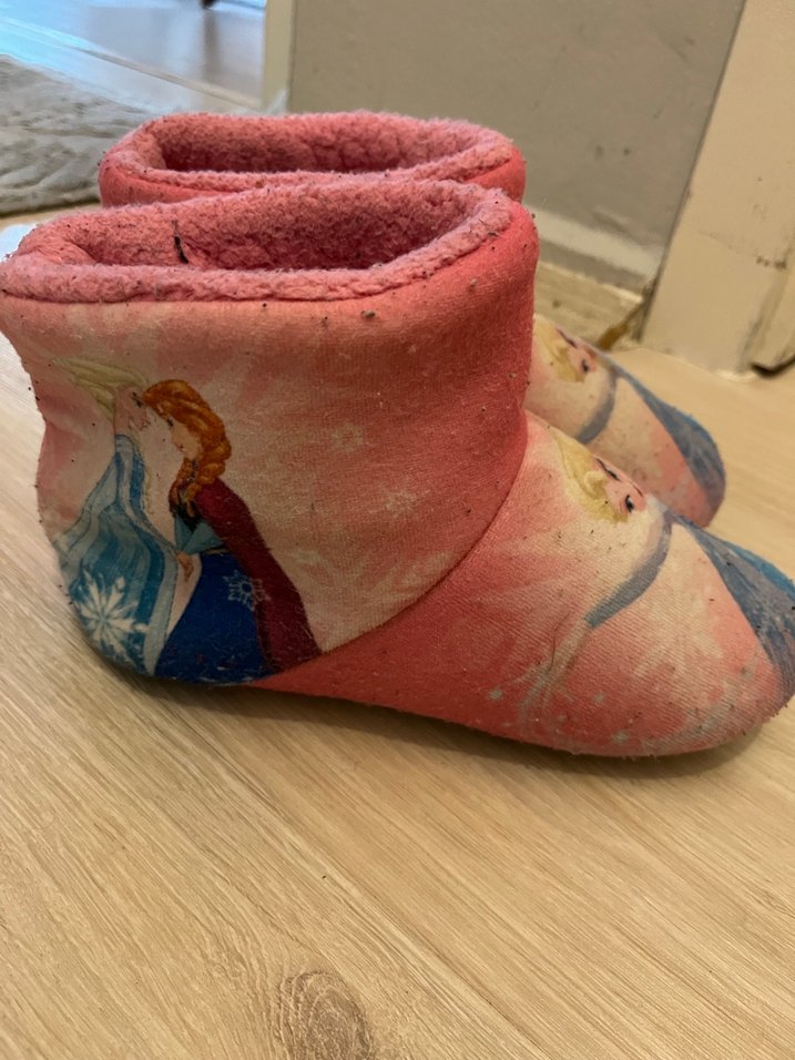 Frozen 34/35 numara Kız Çocuk Pembe panduf - Görsel 4