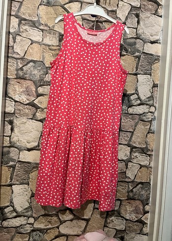 Kız Çocuk Pembe Renkli Fırfırlı Elbise - Görsel 2