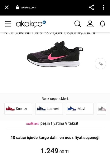 Nike 28 numara kız çocuk spor ayakkabı - Görsel 2