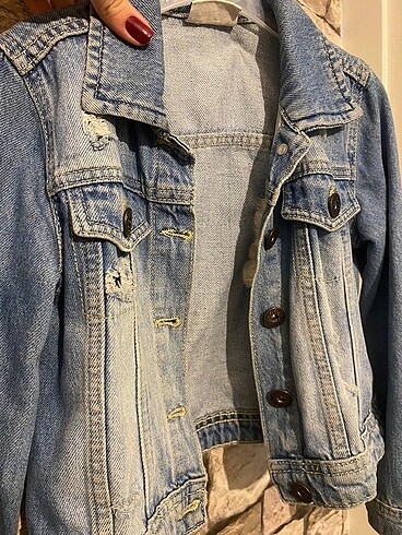 Lc Waikiki 5/6 yaş kot ceket - Görsel 5