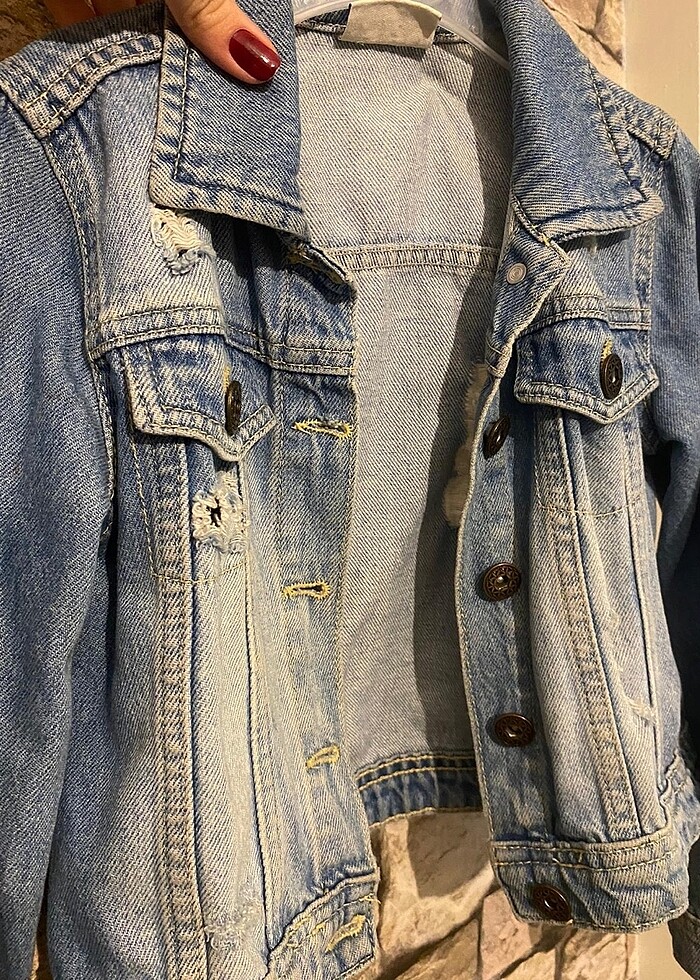 Lc Waikiki 5/6 yaş kot ceket - Görsel 5