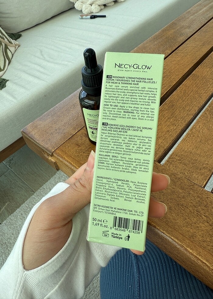 Biberiye güçlendirici saç serumu - Görsel 2