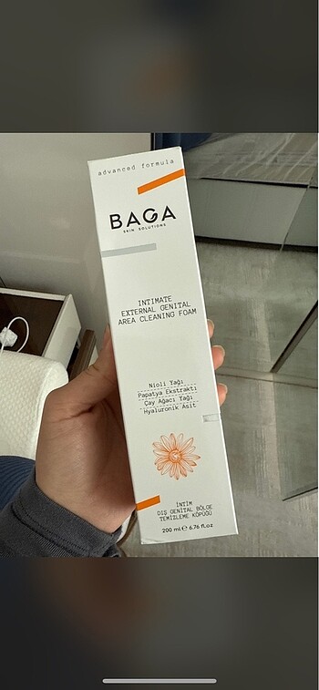 Baga genital köpük
