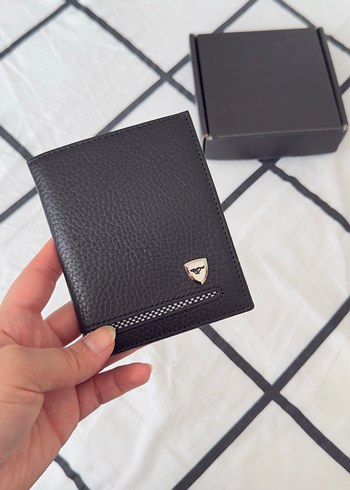 Siyah Klasik Desenli Erkek Cüzdanı - Görsel 5