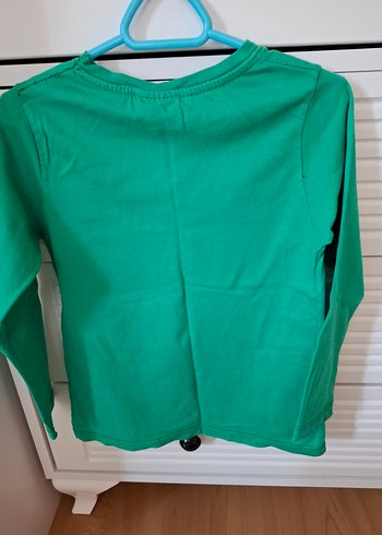 Uzun Kollu Yeşil Erkek Sweatshirt - Görsel 3