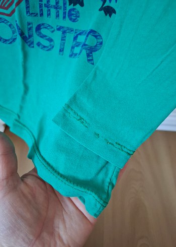 Uzun Kollu Yeşil Erkek Sweatshirt - Görsel 2