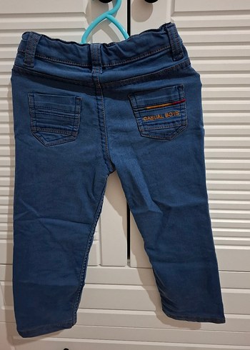 Koyu Mavi Erkek Çocuk Kot Pantolon - Görsel 3