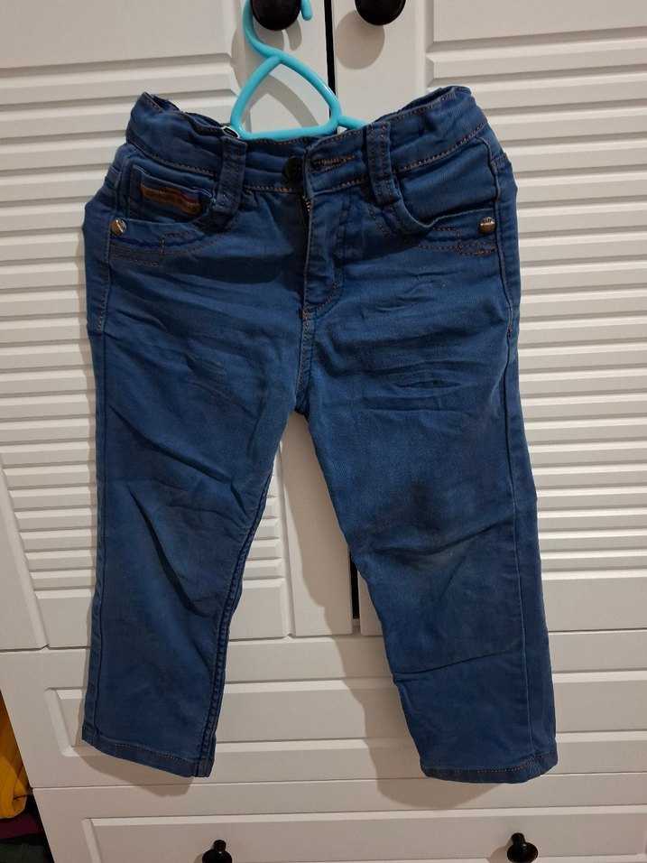 Koyu Mavi Erkek Çocuk Kot Pantolon - Görsel 2