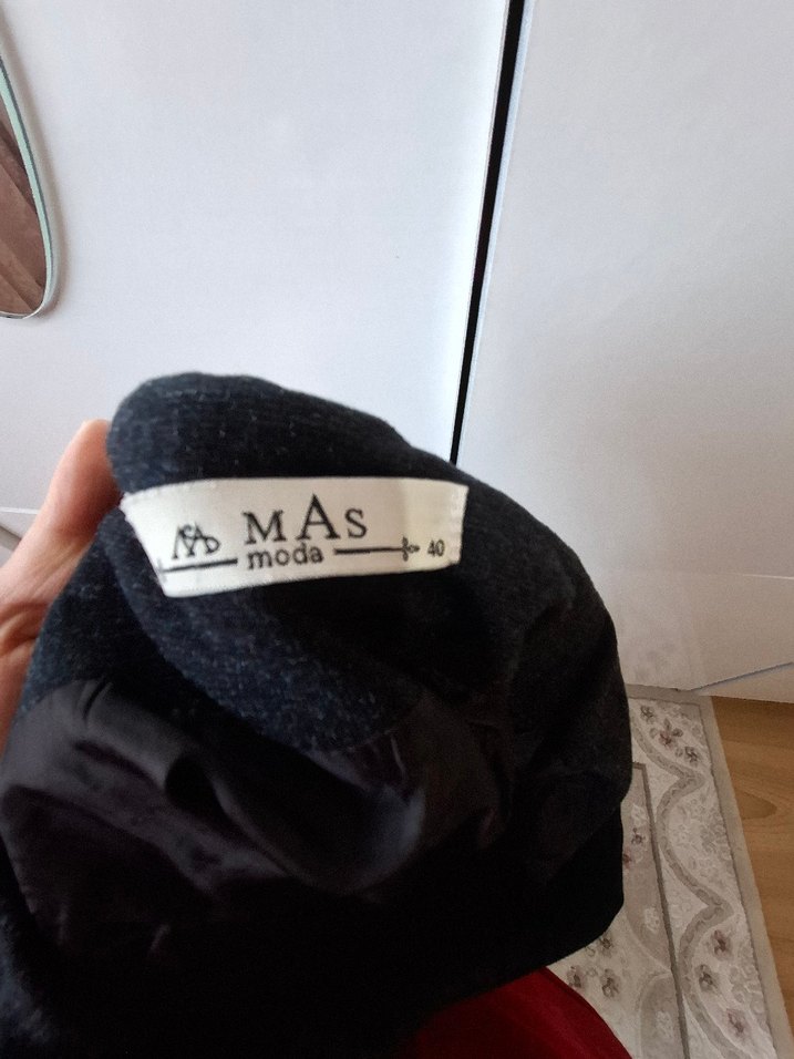 Gri Midi  kadin Etek, Pileli ve Rahat Kesim - Görsel 4