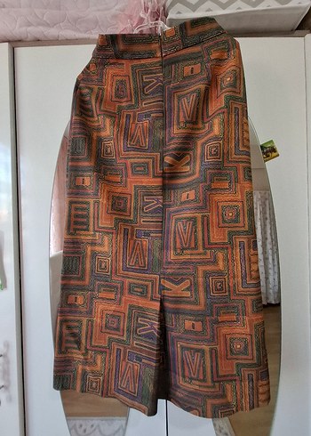 Bohem Tarz Uzun Drapeli kadın etek - Görsel 3