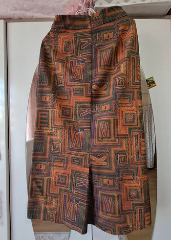 Bohem Tarz Uzun Drapeli kadın etek - Görsel 4