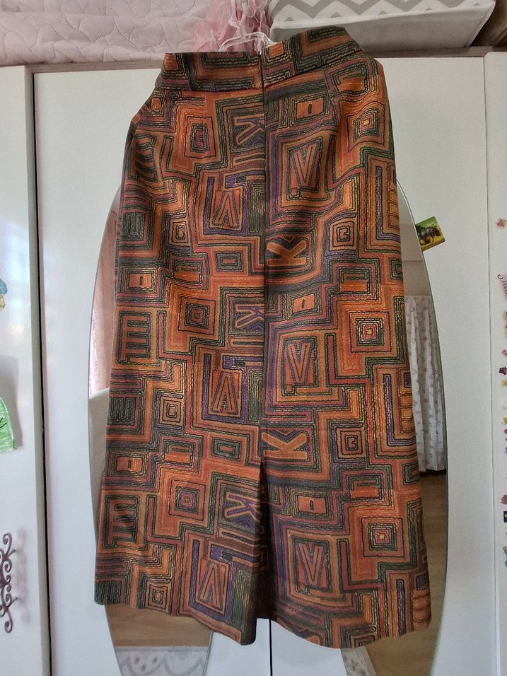 Bohem Tarz Uzun Drapeli kadın etek - Görsel 3