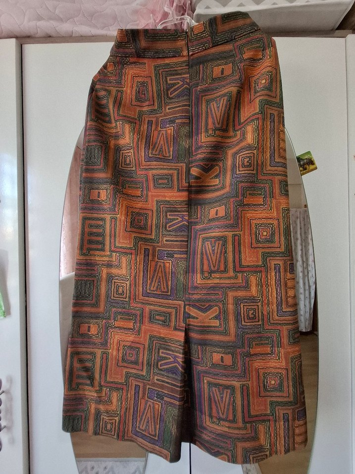 Bohem Tarz Uzun Drapeli kadın etek - Görsel 4