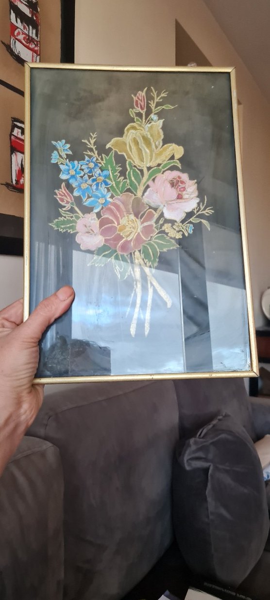 1940lar1950ler cam altı çiçek - Görsel 2