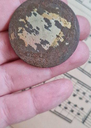 1957 T.Y.F. Vintage Rozet arkası yok - Görsel 2