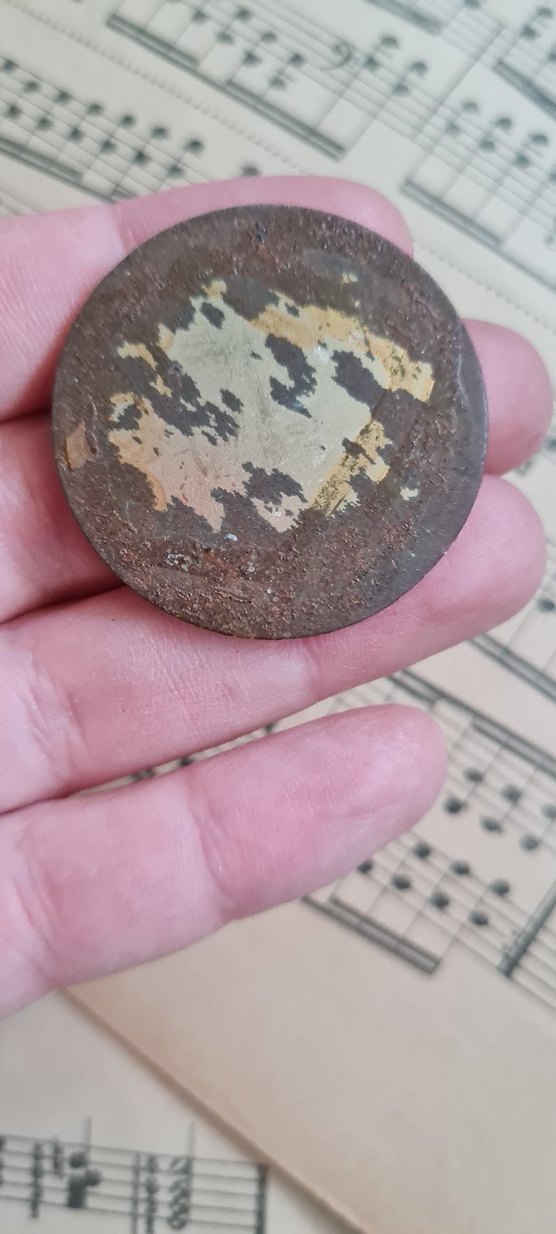 1957 T.Y.F. Vintage Rozet arkası yok - Görsel 2