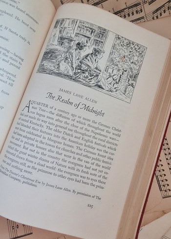 THE FIRESIDE BOOK OF CHRISTMAS STORIES vintage ciltli - Görsel 4