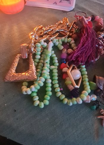 Renkli Boncuklu Bohem Çocuk Takı Seti - Görsel 3