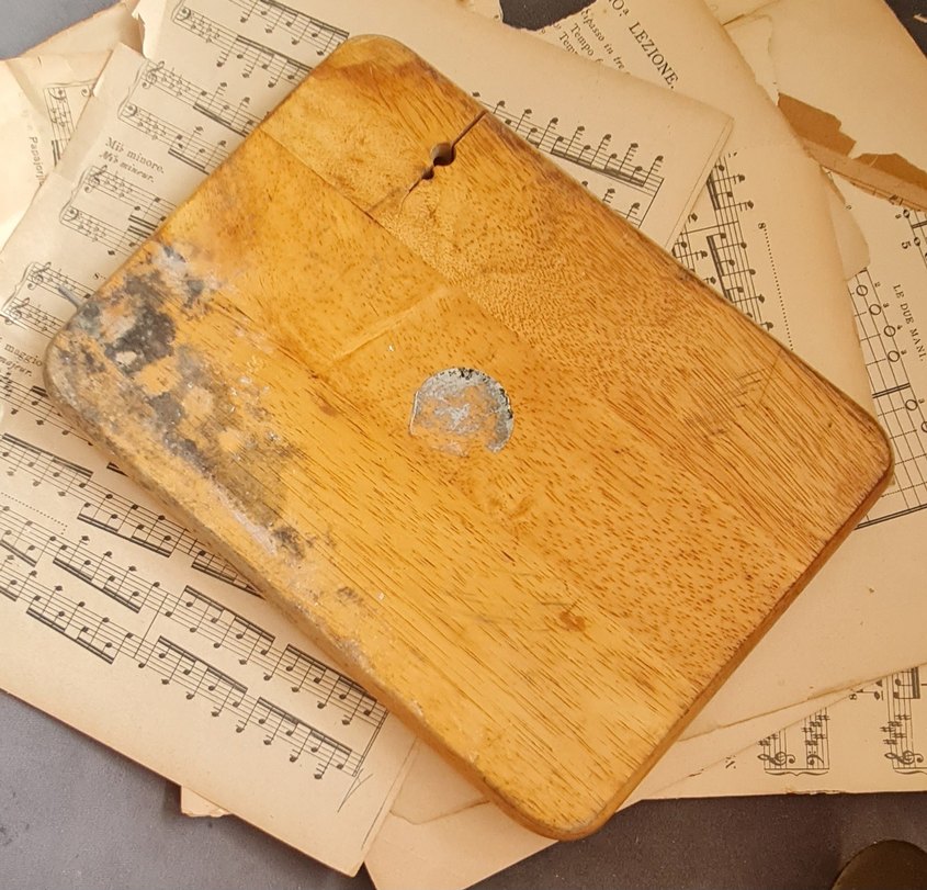 klasik Hollanda mavi-beyaz kadrolu kesme tahtası - Görsel 4