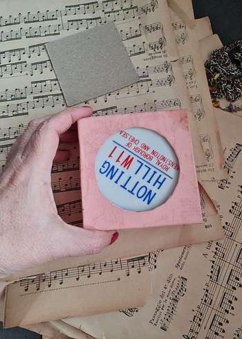 Renkli Vintage Notting Hill bardak altlığı - Görsel 5