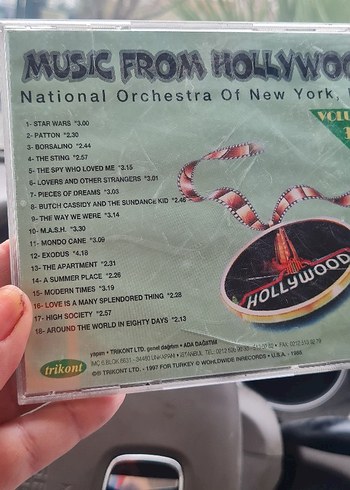 Music From Hollywood - National Orchestra CD - Görsel 2