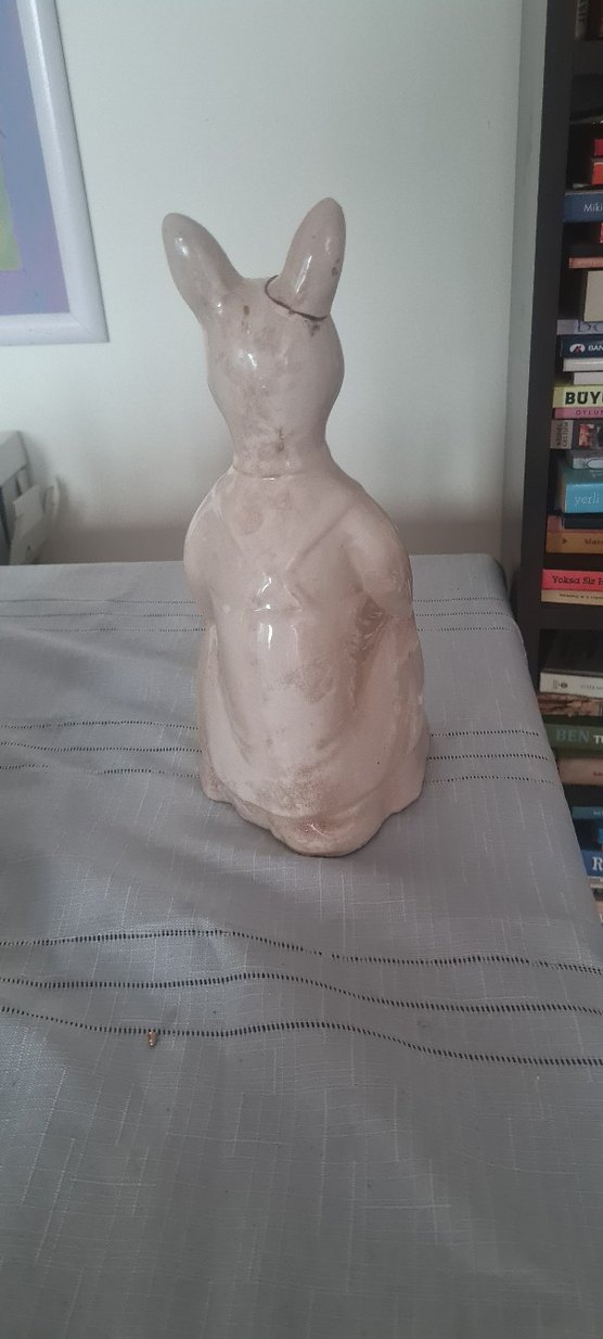 Vintage seramik büyük boy kaşıklık - Görsel 4