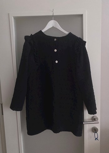 Düğmeli Siyah tüvit ceket - Görsel 2