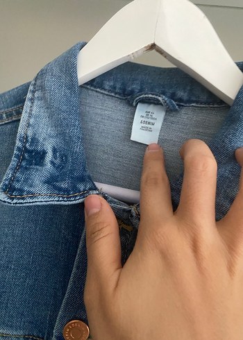 H&M Denim kot Ceket - Görsel 4