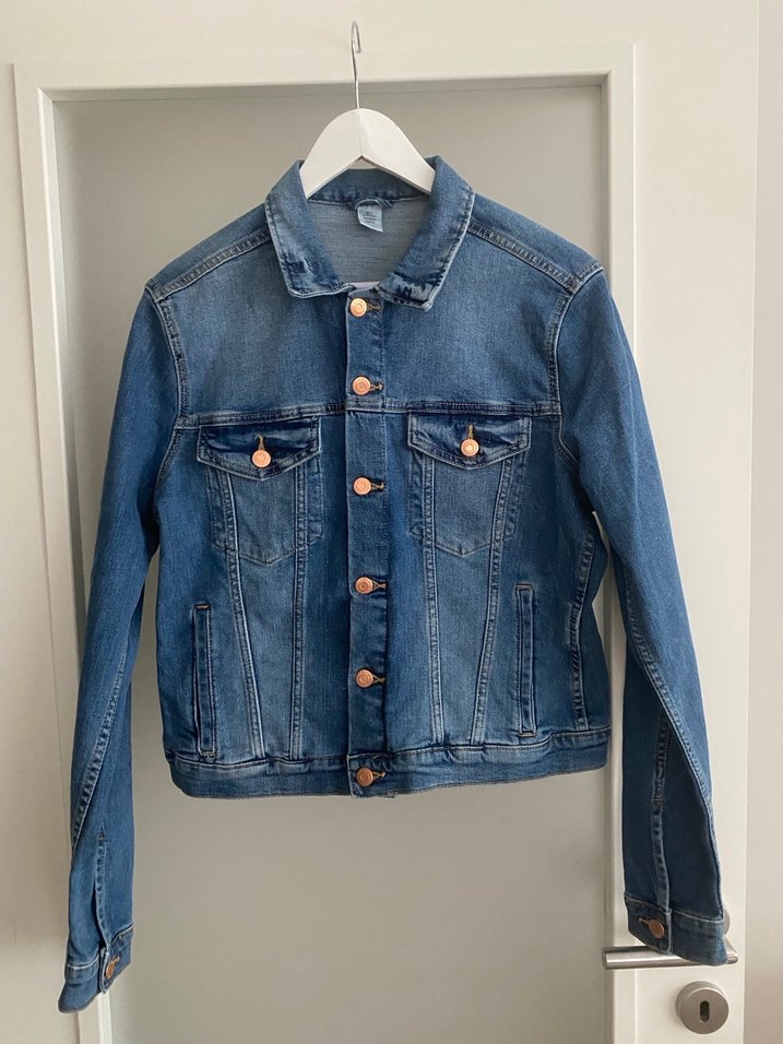 H&M Denim kot Ceket - Görsel 2