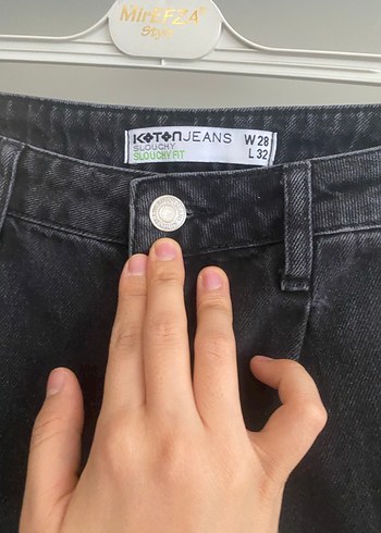 Koton Loose Denim Kadın Jean - Görsel 3
