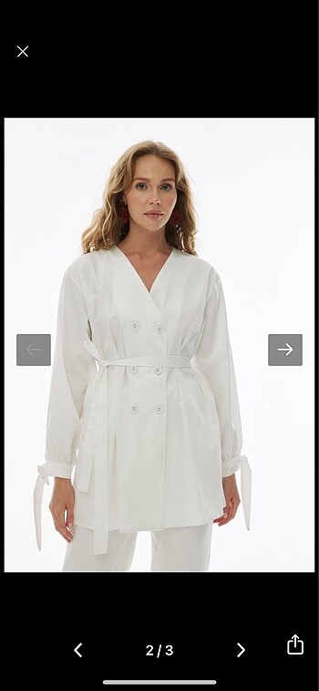 Suud Collection Beyaz gömlek