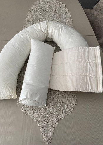 Beyaz Hamile ve Emzirme Yastığı - Görsel 2