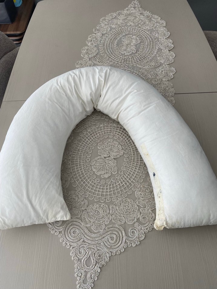 Beyaz Hamile ve Emzirme Yastığı - Görsel 4