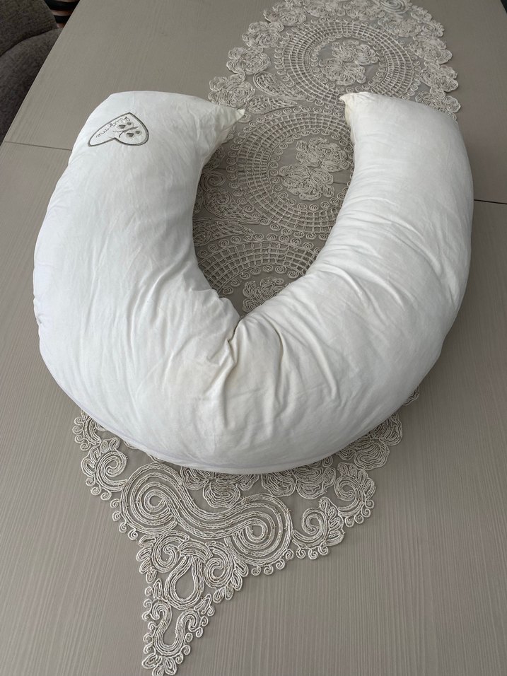 Beyaz Hamile ve Emzirme Yastığı - Görsel 5