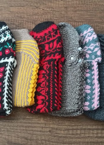 8 Adet Renkli Desenli Patik - Görsel 6