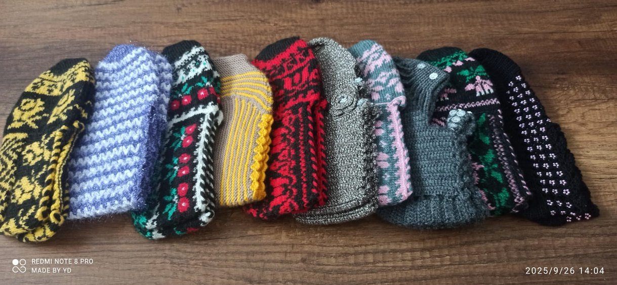 8 Adet Renkli Desenli Patik - Görsel 4