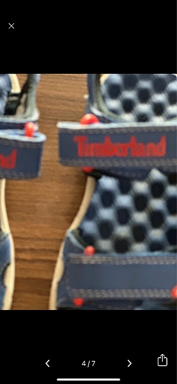 29 Beden mavi Renk Timberland erkek çocuk sandalet