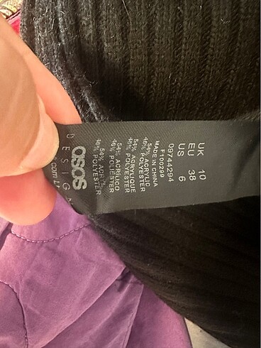38 Beden gri Renk ASOS elbise