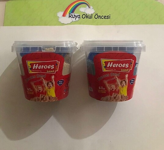 Kinetik kum 2000 gr Kovalı ve Kalıplı