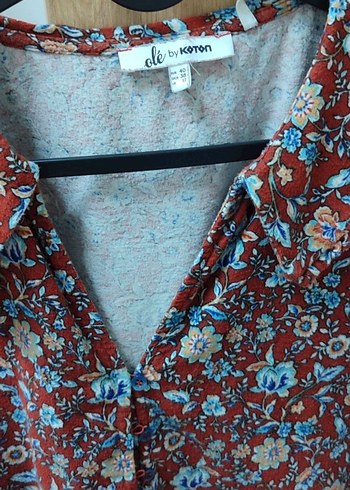 V Yakaı Mini Bohem Elbise - Görsel 4