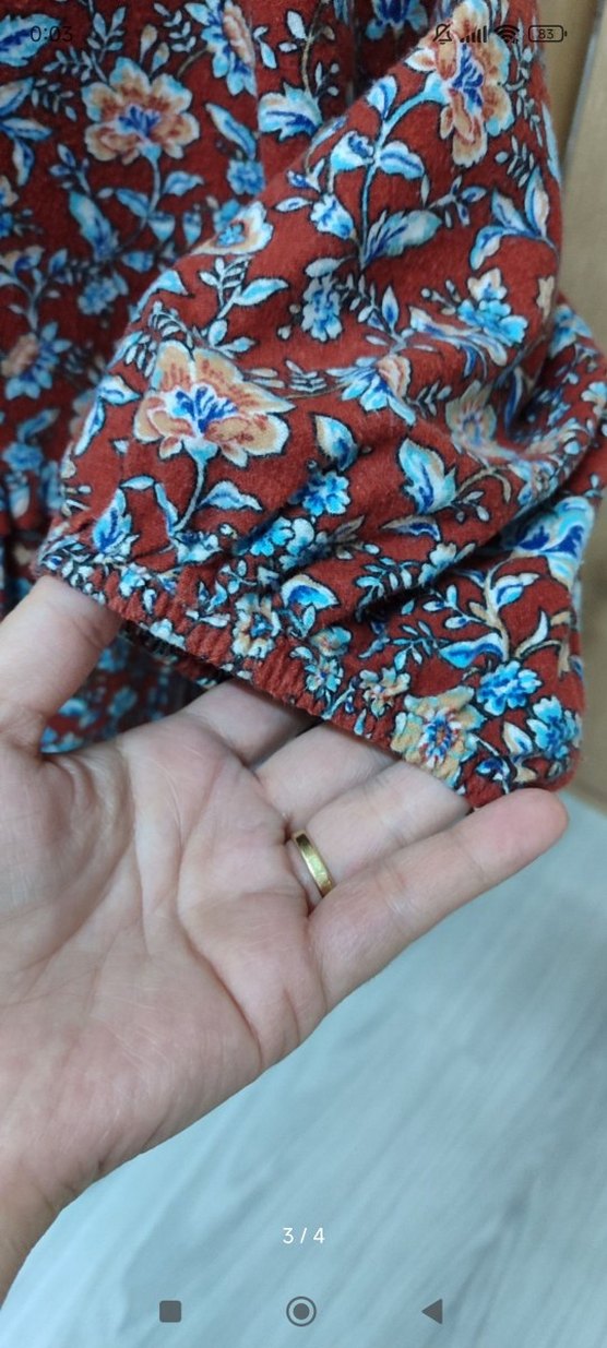 V Yakaı Mini Bohem Elbise - Görsel 3